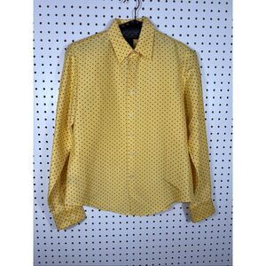 Ralph Ralph Lauren woman’s polka dot silk blouse size M